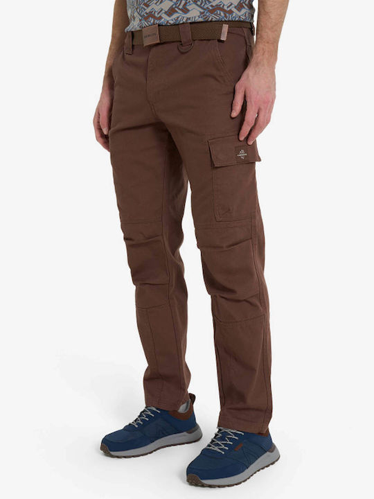Cordillero Bărbați Lung Pantaloni de drumeție Maro