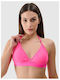 Pink Triangle Bikini Top