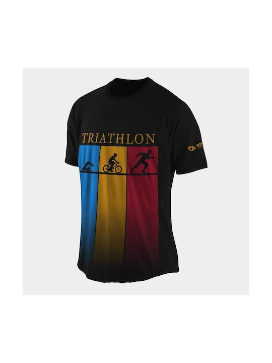 Athlon Bărbați Mâneci scurte Tricou de ciclism Colorat