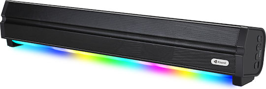 Kisonli LED-802 Ηχείο Bluetooth 10W με Ραδιόφωνο και Διάρκεια Μπαταρίας έως 6 ώρες Μαύρο