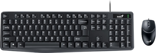 Genius Smart Combo KM-170 Комплект клавиатура и мишка Английски UK Черен