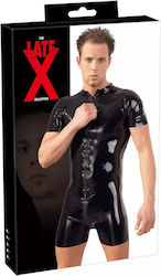 LateX Цял костюм Латекс Черен
