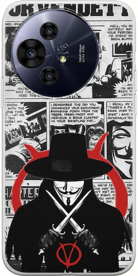 V Vendetta Tcl 50 Pro Nxtpaper 5g Flexible TPU Transparent Silicone
