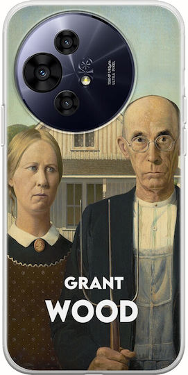 Grant Wood Tcl 50 Pro Nxtpaper 5g Flexible TPU Transparent Silicone