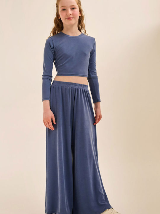 Kinder-Set mit Hose Sommer 2Stück Blue