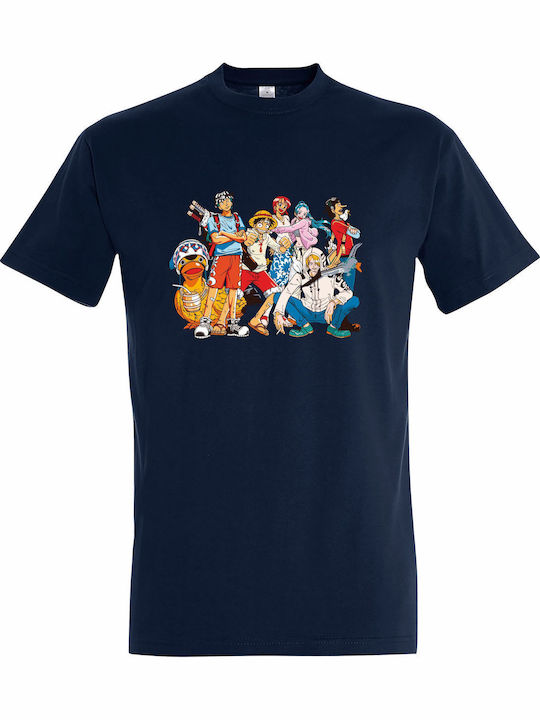 kirikoko Kinder-T-Shirt French Navy One Piece G...
