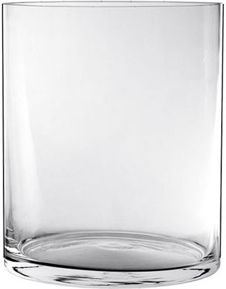 Dekorative runde Glasvase 15x15cm
