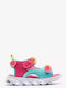 Kids' Sandals with Velcro & Lights Multicolour
