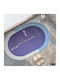 Antiderapant Covoraș de Baie Oval Blue/purple 57x38buc