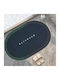 Rutschfest Badematte Oval Navy Blue 57x38cm