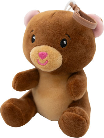 2-in-1 Plush Toy Balloon Weight Brown Bear Hook 11cm 90g