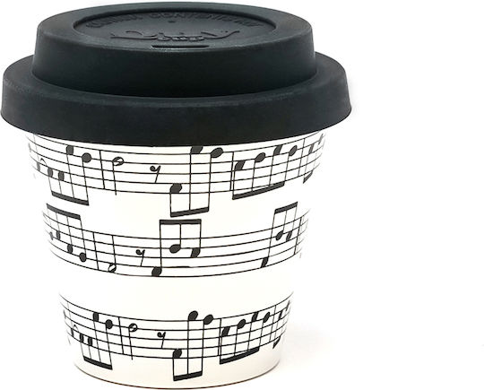 QuyCup Opera Κούπα Πλαστική με Καπάκι 90ml