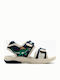 Kinder Sandalen mit Klettverschluss & Lichtern Grün