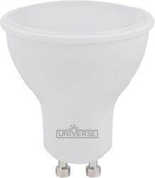 Universe LED крушка 9W за фасунга GU10 Неутрално бяло Universe LED крушка 9W за фасунга GU10 Неутрално бяло