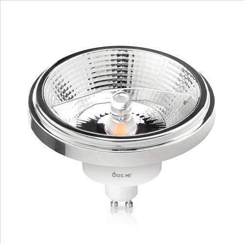 Fos me Λάμπα LED 12W για Ντουί GU10 και Σχήμα AR111 Θερμό Λευκό