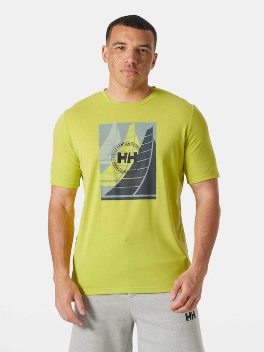 Helly Hansen Μπλούζα Κοντομάνικη Green