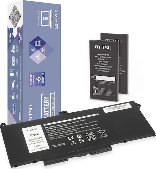 Mitsu Συμβατή Μπαταρία για Dell Latitude / Precision Dell Latitude, Precision με 3000mAh