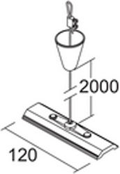 2m Abhängeset 3-Phasen Weiß 2-iv7606-00-31
