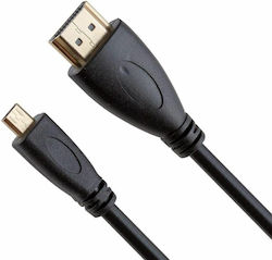 FeelWorld 12584 micro HDMI de sex masculin - HDMI de sex masculin 1m Negru