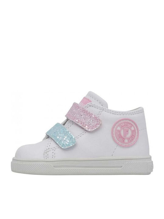 Kids Sneakers High with Scratch White