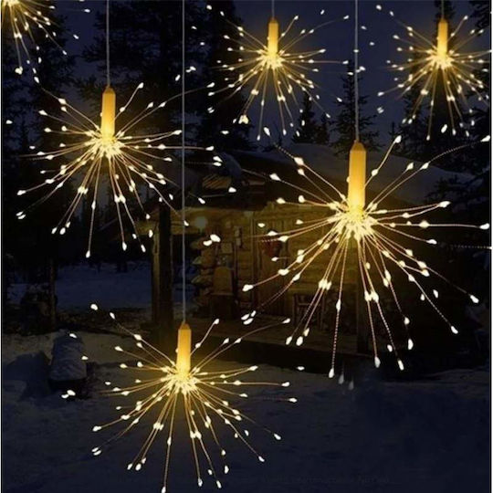500 Lămpițe LED 5m. Alb cald tip Focuri de artificii 1buc