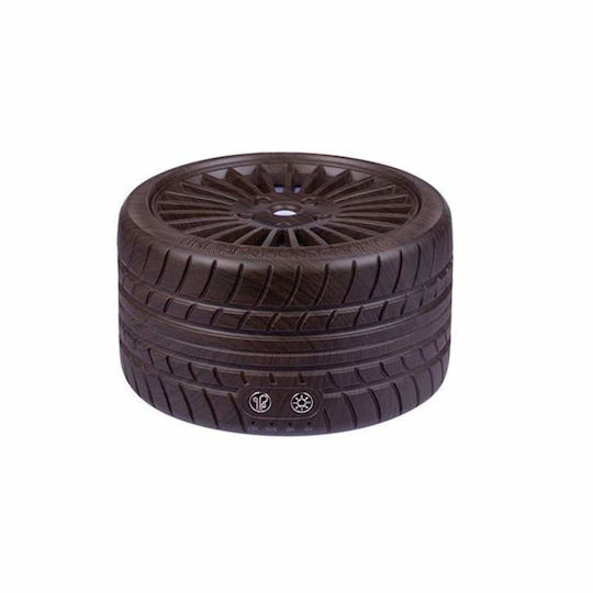 Siks Tire-shaped Humidifier Aroma Diffuser Air Purifier Dark Wood
