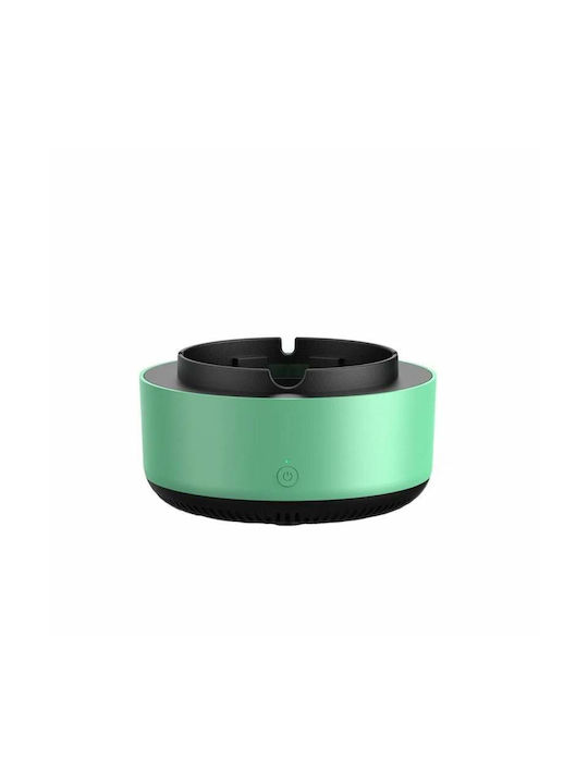 Siks Electric Ashtray Direct Suction Smoke-free Negative Ion Air Purifier Odor Eliminator Unpleasant Smells Cigarette Smoke 360 Degrees Automatic Shut-off Green Siks Electric Ashtray Direct Suction Smoke-free Negative Ion Air Purifier Odor Eliminator Unpleasant Smells Cigarette Smoke 360 Degrees Automatic Shut-off Green