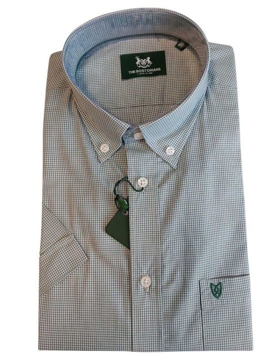 The Bostonians Short Sleeve Cotton Shirt in Reg...