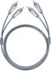 Oehlbach Lf Audio Cable 2x RCA male - 2x RCA male 3m