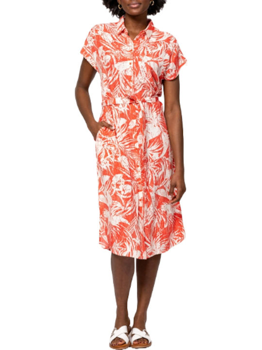 Heavy Tools Kleid Ganztägig Orange