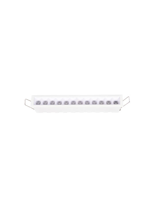 Inlight Μονό LED Σποτ σε Λευκό Χρώμα