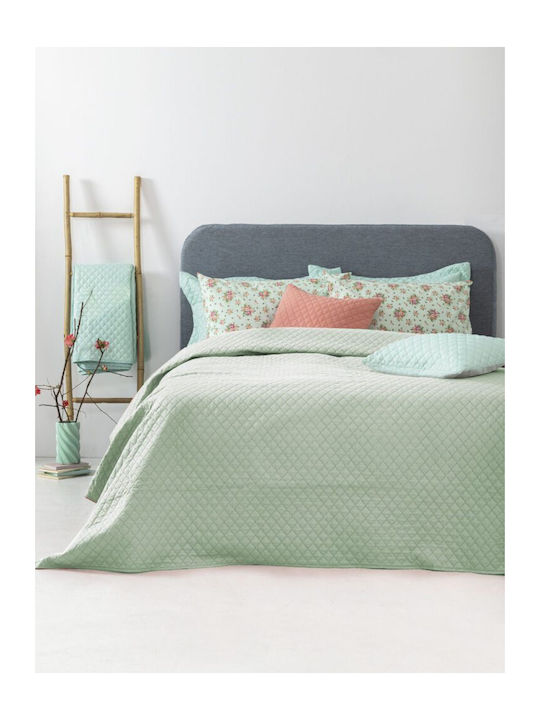 Palamaiki Jenn/2 Σετ Κουβερλί King Size Microfiber Green 260x240cm