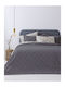 Palamaiki Ifigeneia Σετ Κουβερλί Μονό Microfiber Grey 160x240cm