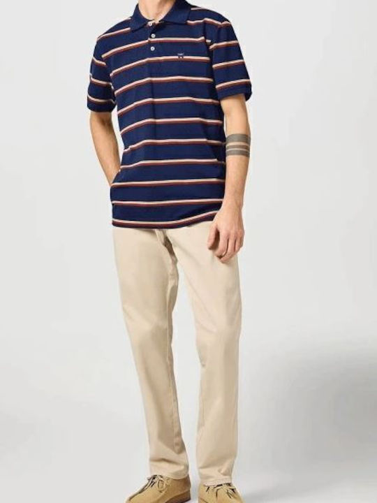 Wrangler Texas Trousers Elastic in Slim Fit Beige