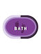 Dimcol Non-Slip Bath Mat Oval 33413047003 Lilac 50x70cm
