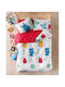 Kentia Mostro Kids Cotton Pillowcase Set 52x72cm Blue