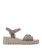 Anatomische Damenplattformen Beige