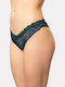 Women's Brazil with Lace Dark Green