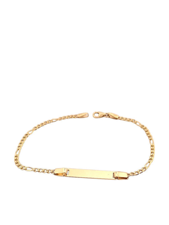 Rubini Kinderarmband ID aus Gold 9K