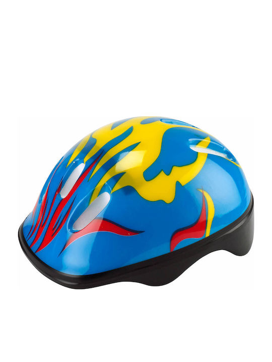 Action One Kids Helmet Flames Size 52-54 Blue
