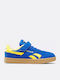 Smash Edge Kids Sneakers with Scratch Blue