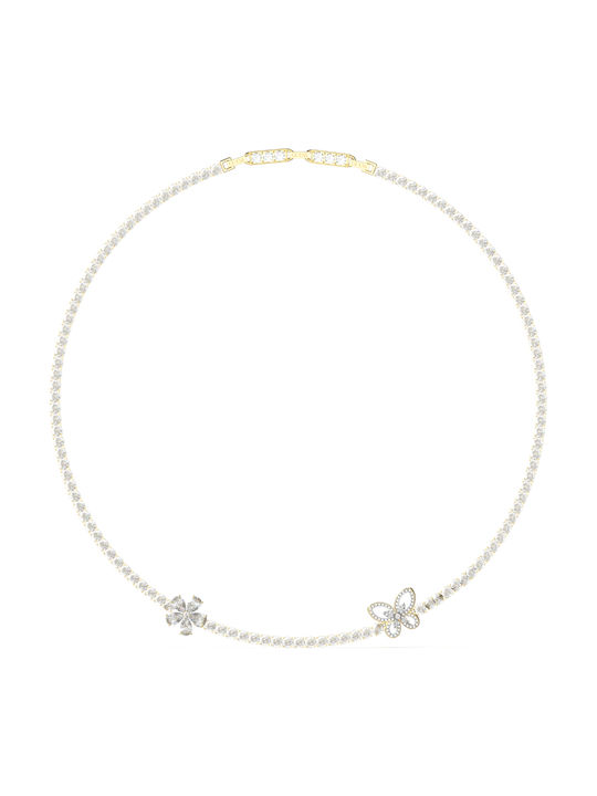 Guess Lily Κολιέ από Επιχρυσωμένο Ατσάλι