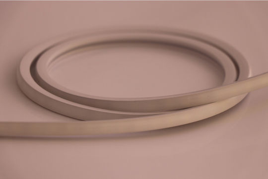 Universe Αδιάβροχη Ταινία LED 24V Φυσικό Λευκό Φως 5m Neon Flex