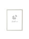 Monochrome Border Photo Frame 50x70cm White Gtr