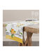 Cotton Club Runner Din Bumbac Galben 40x150cm