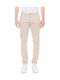 Teddy Ανδρικό Παντελόνι Τζιν Ελαστικό Beige