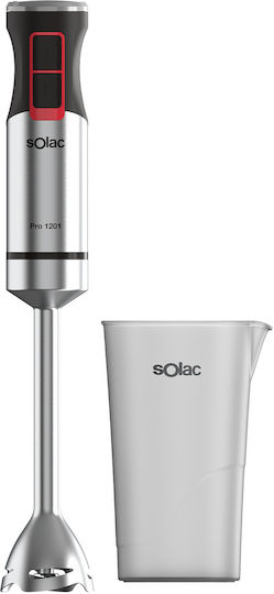 Solac Ραβδομπλέντερ με Ανοξείδωτη Ράβδο 1200W Ασημί