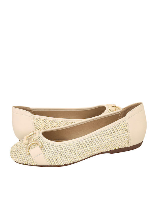 Recey Damen Ballerinas Beiges