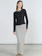Midi Rock White-Black