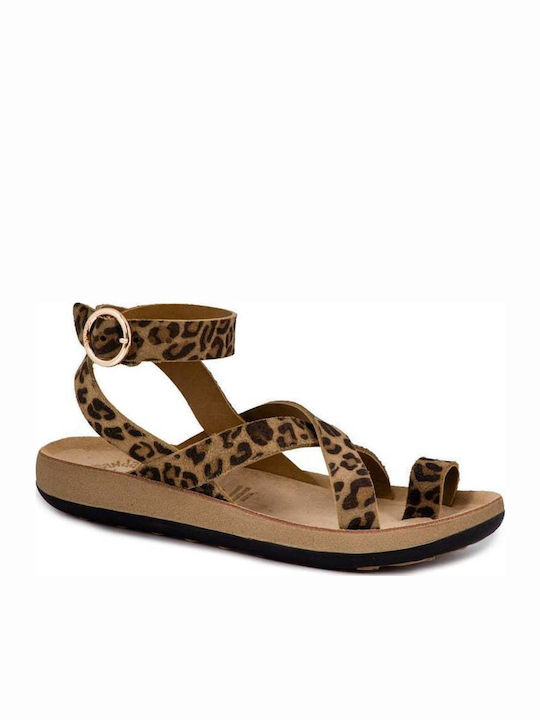 Fantasy Sandals Δερμάτινα Γυναικεία Ανατομικά Σ...